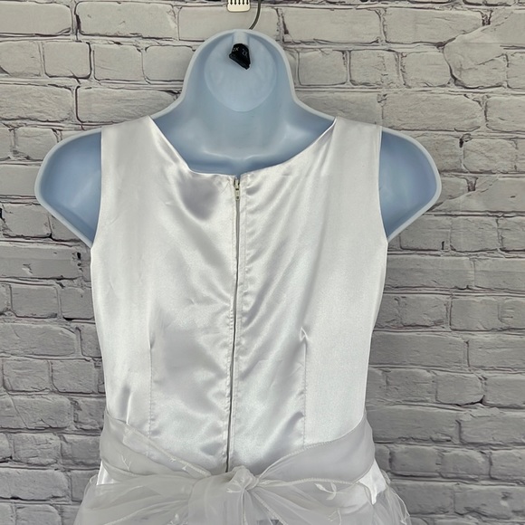 first Communion VIRGIN Mary Girls white long dress size 10 - Picture 6 of 11